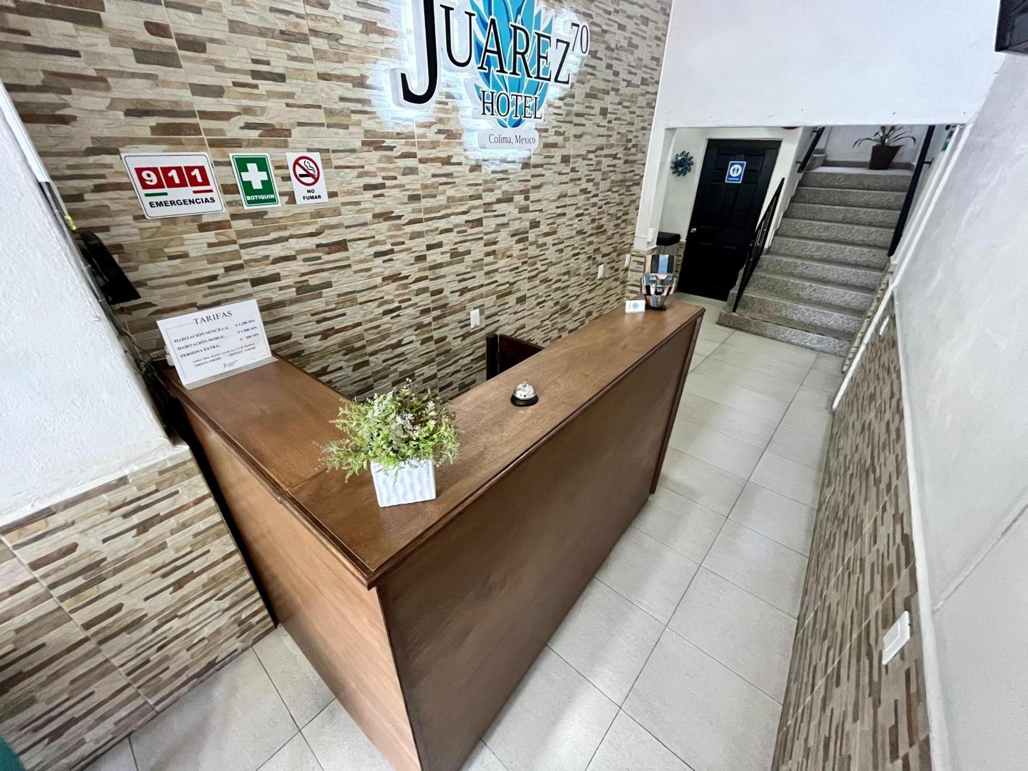 Hotel Juarez 70 Colima Kültér fotó